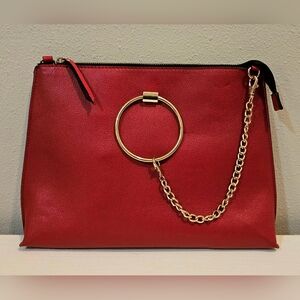 NWOT ALDO red clutch/crossover
